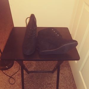 Arizona Suede Wedge Booties